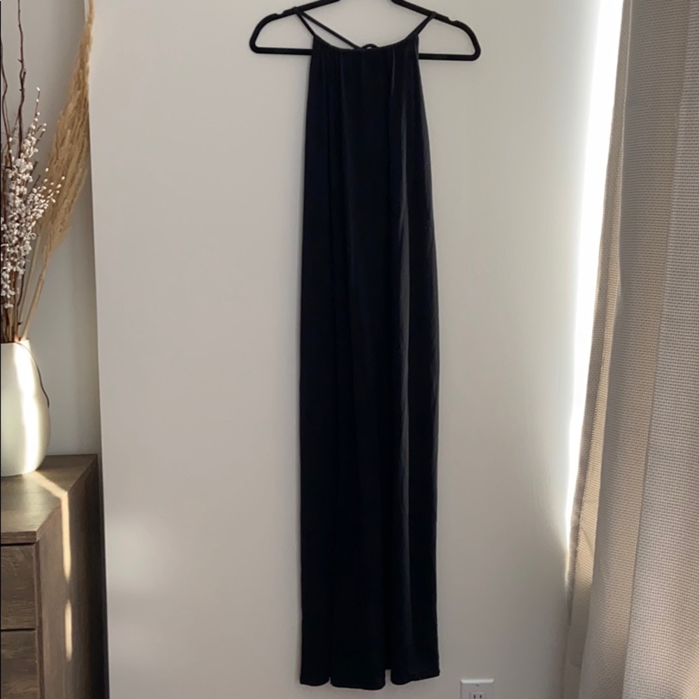 Black maxi dress
